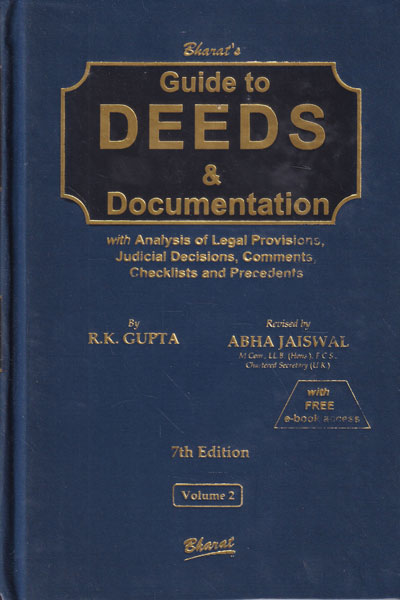 Guide To Deeds And Documentation In 2 Vols