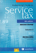 Professionals Guide to Service Tax In 2 Vols