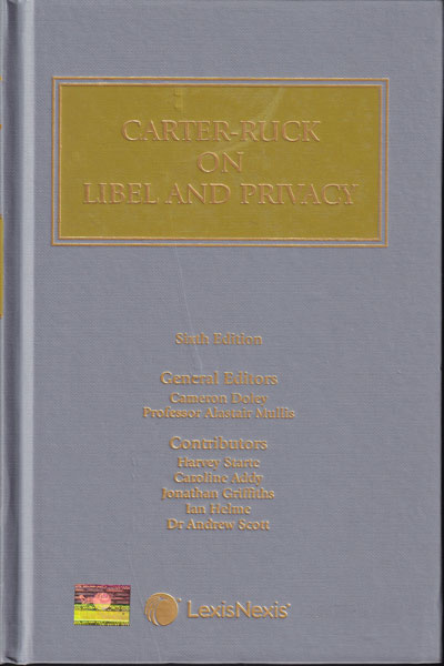 Carter Ruck on Libel and Privacy