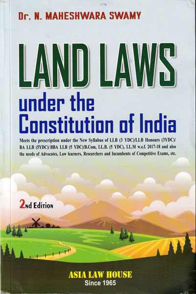 Land Laws Under The Constitution of India